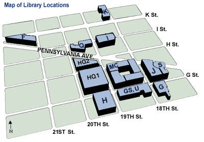 Map of Libraries Locations